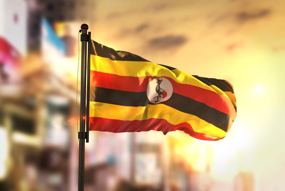 The Flag of Ouganda